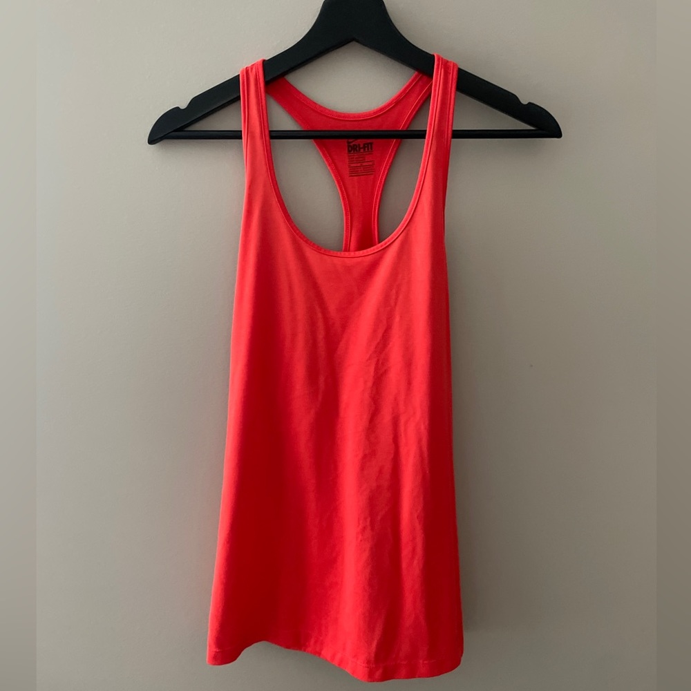 Nike Women’s Dry Fit Red Tank Top Size medium
